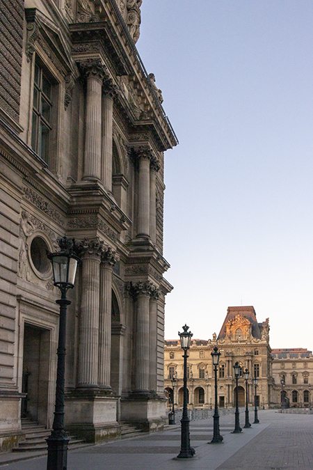 Dawn at the Louvre